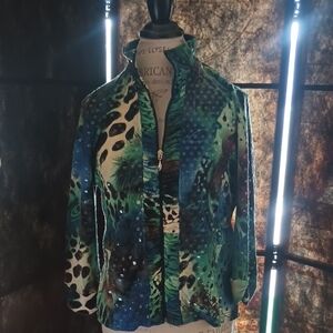 Women's Multicolor Cardigan Sweater